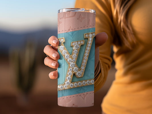 Luxury Designer Inspired Insulated Tumbler Cup