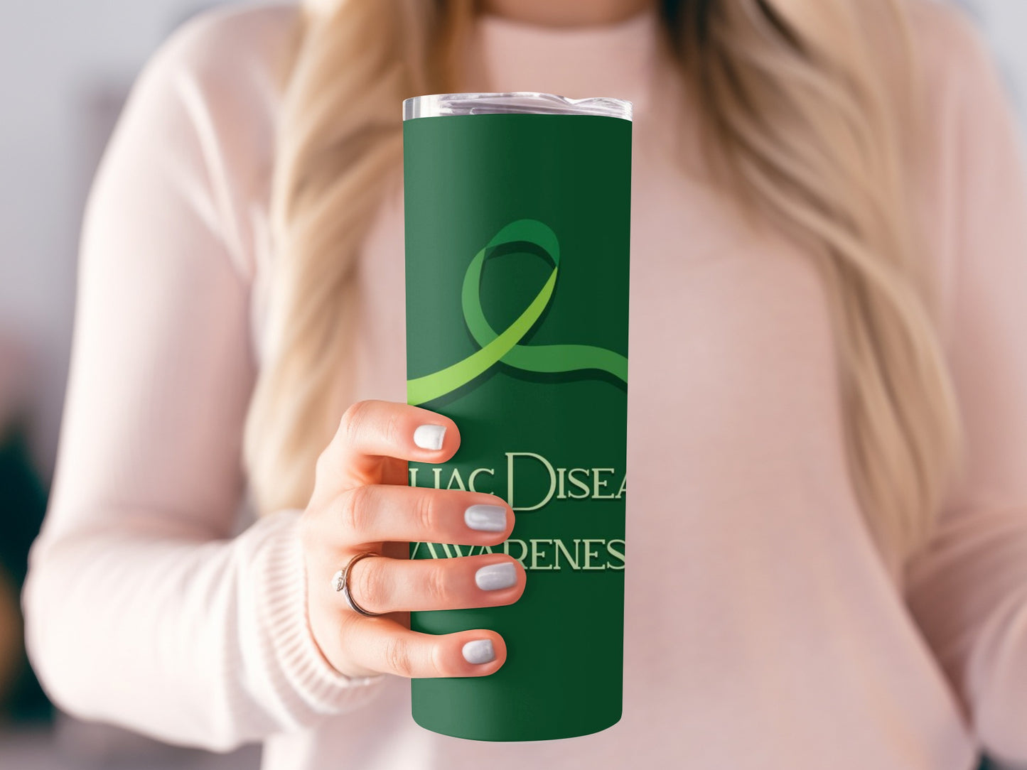 LAC Disease Awareness Green Tumbler for Health Advocacy