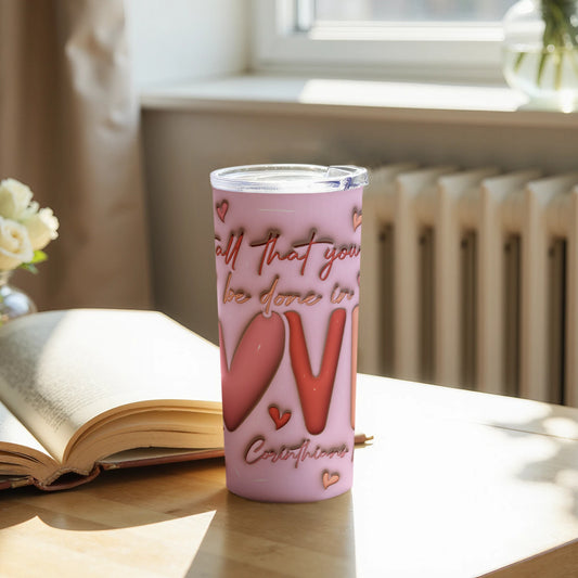Fall That You Be Done In Love Contour Tumbler