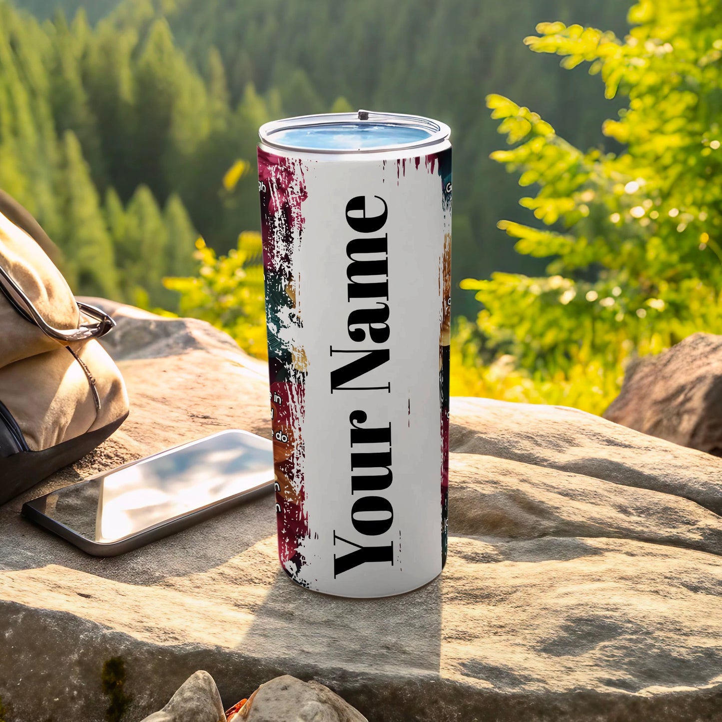 Personalized Your Name Travel Tumbler for Outdoor Adventures