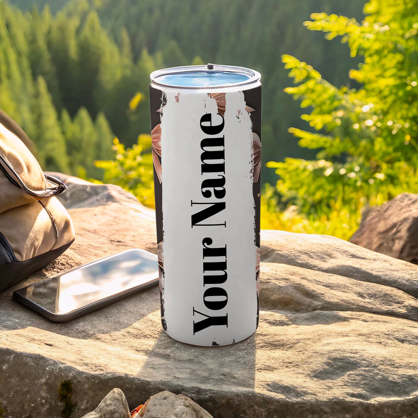 Personalized Name Tumbler Travel Mug for Outdoor Adventures