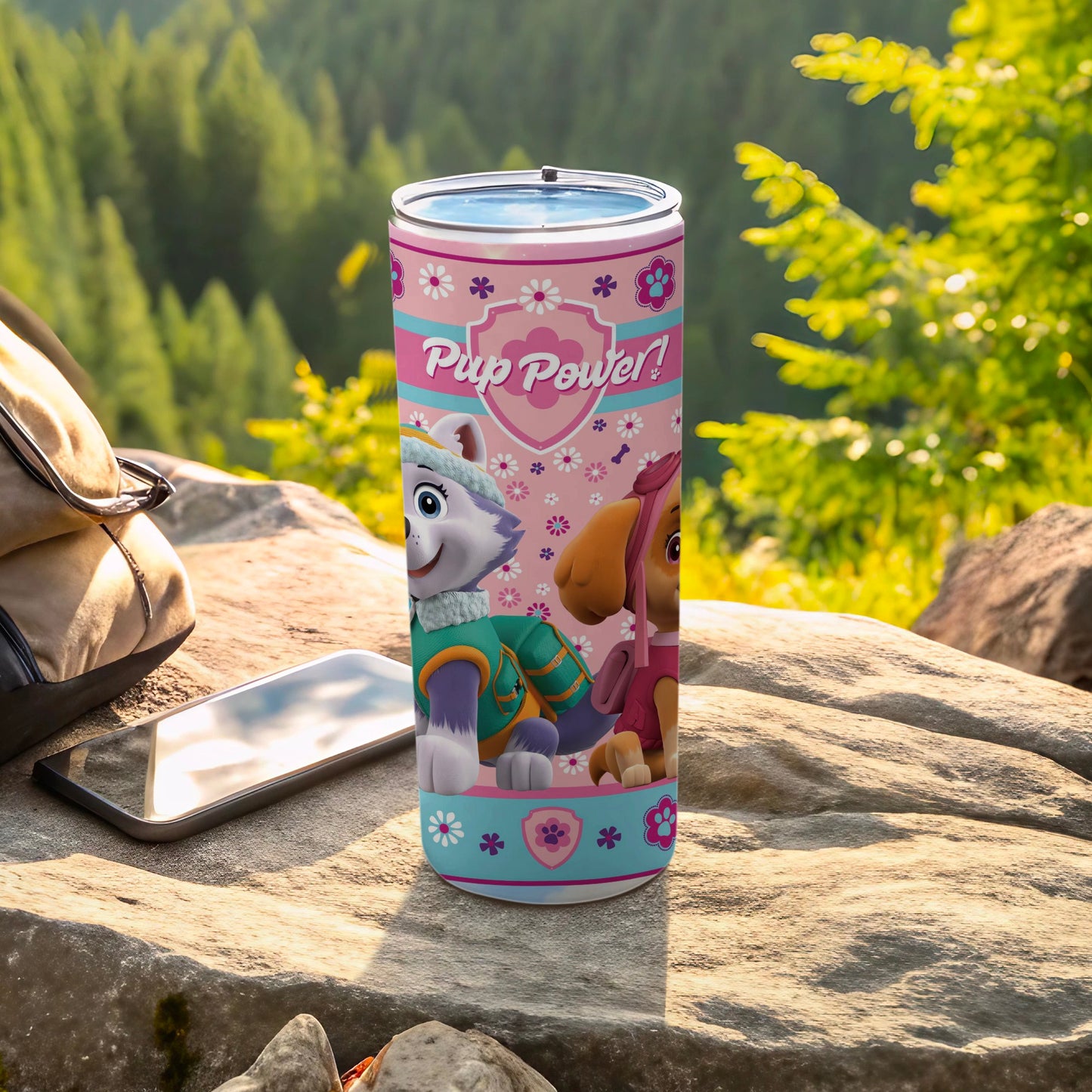 Pup Power Themed Children's Insulated Drink Tumbler