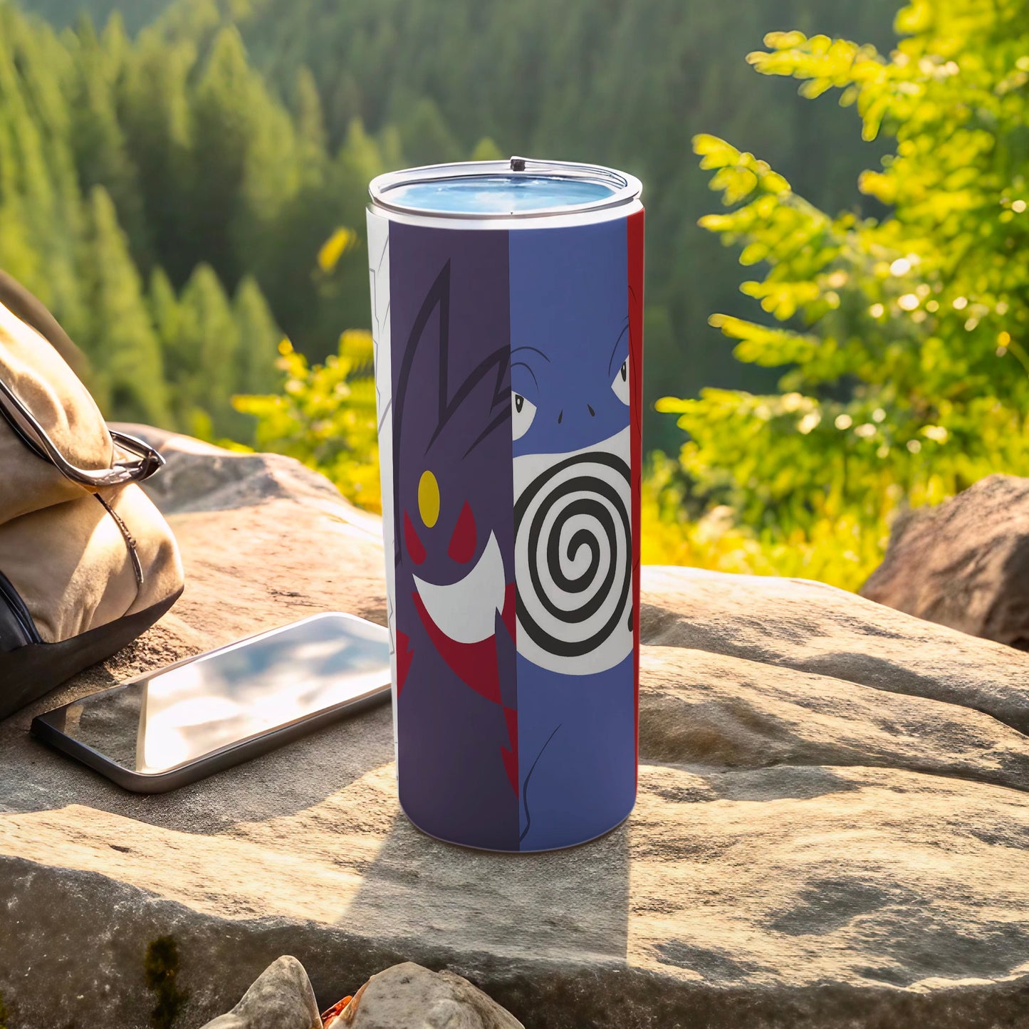 Colorful Insulated Travel Tumbler with Fun Character Design