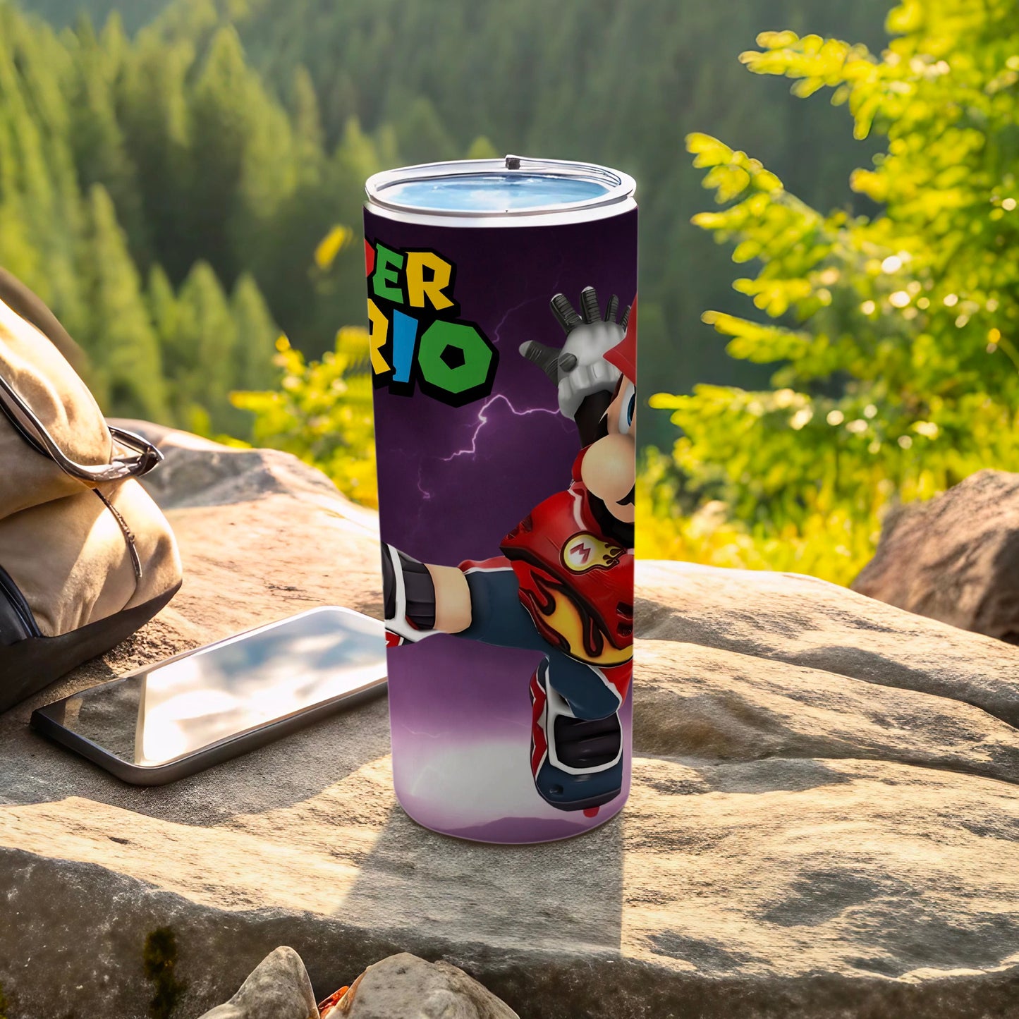 Super Mario Tumbler Cup with Lid for Adventure