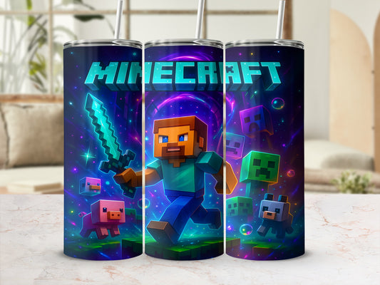 Minecraft Character Adventure Art Tumbler Cup
