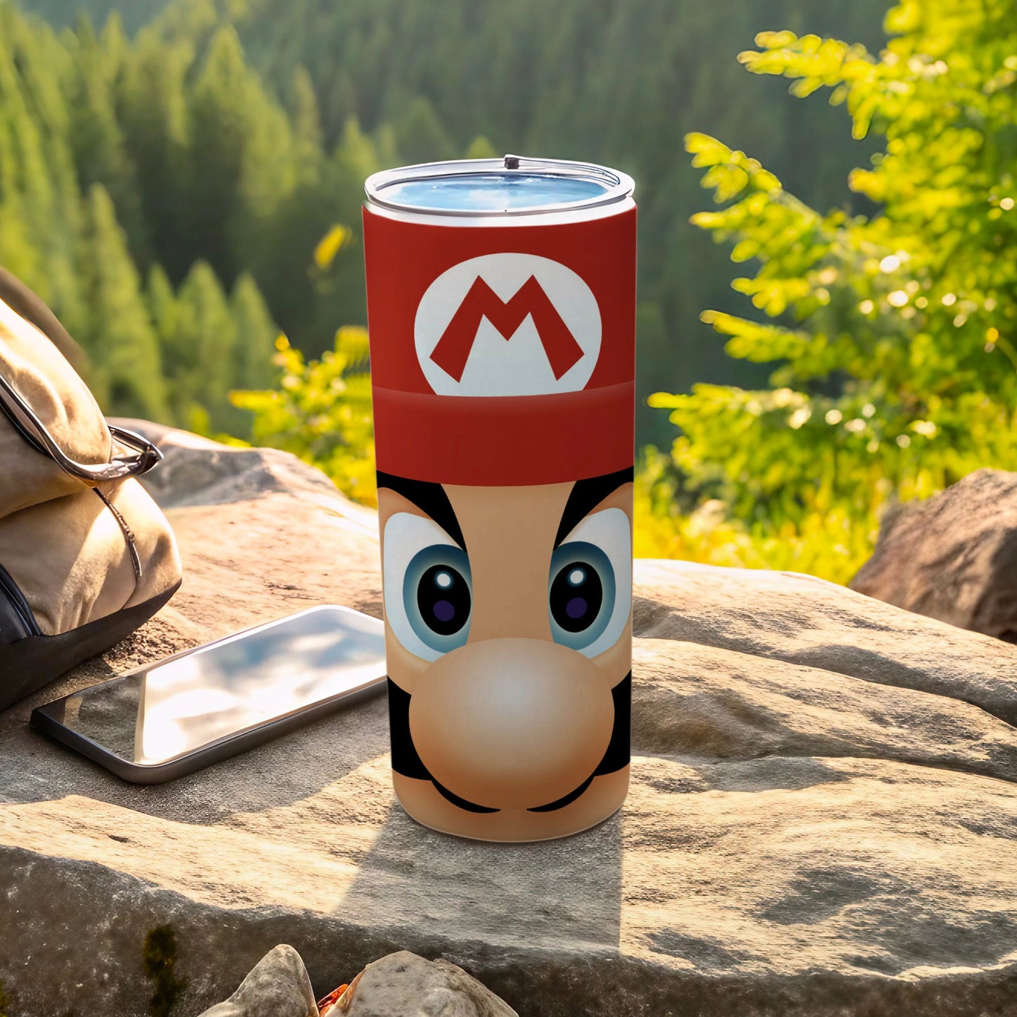 Mario Face Graphic Red Hat Tumbler Product Type