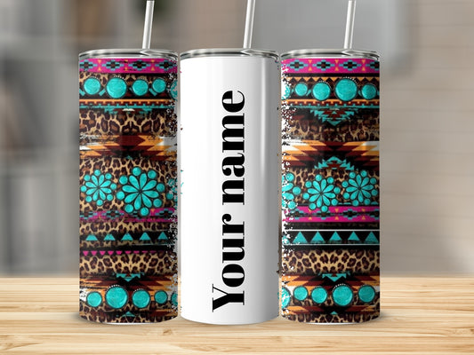 Personalized Colorful Pattern Insulated Tumbler