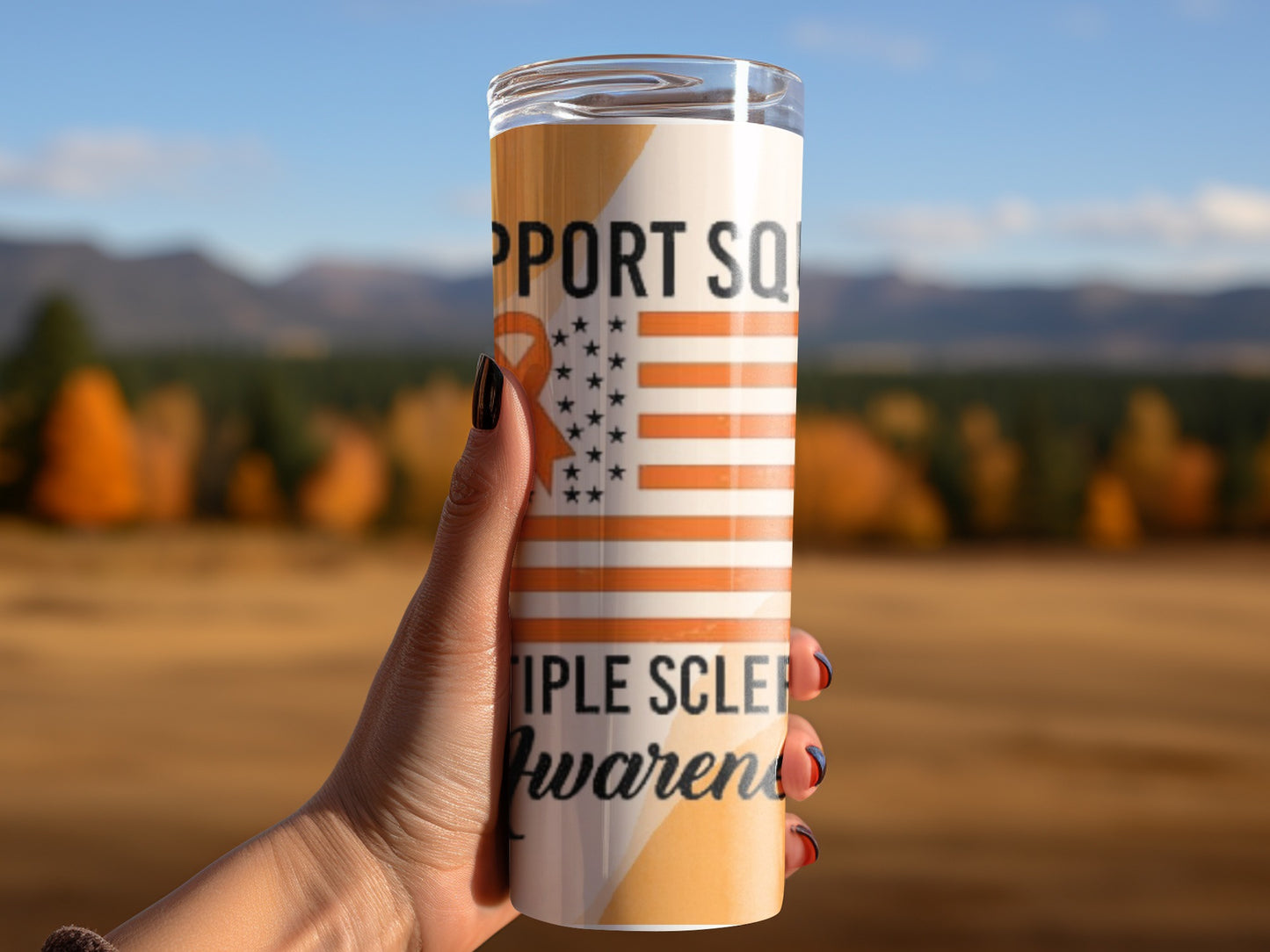 Support Squad Multiple Sclerosis Awareness Tumbler