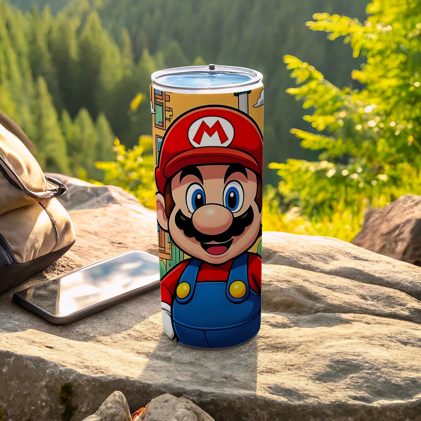 Iconic Red Cap Cartoon Character Tumbler for Fans
