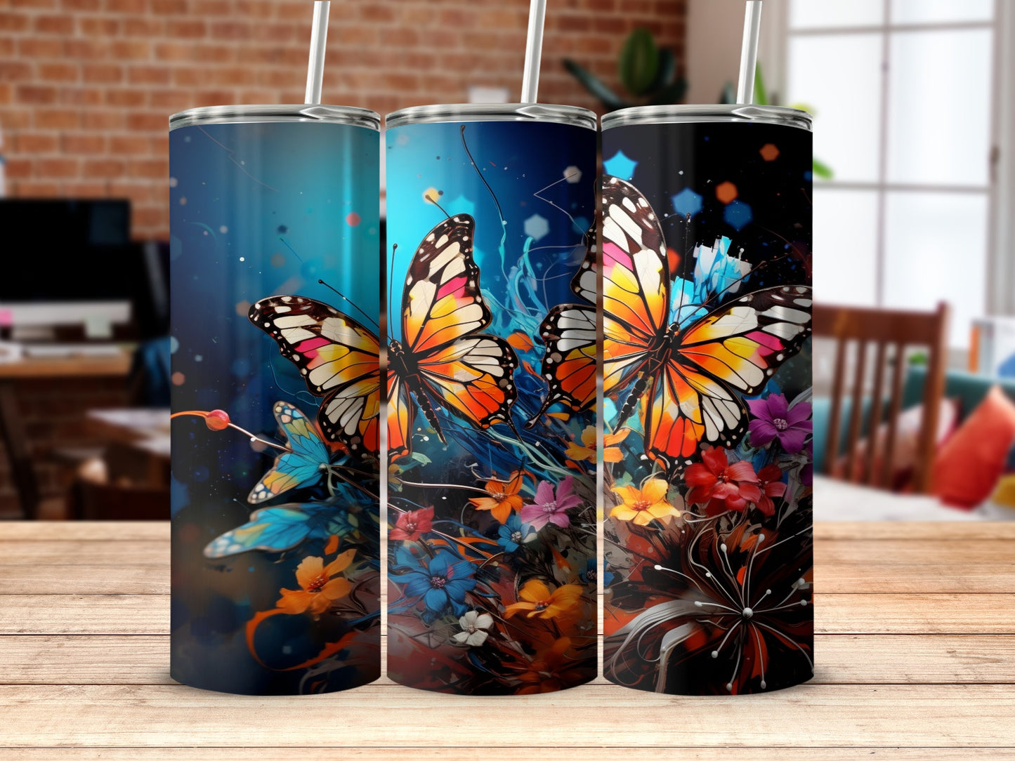 Vibrant Artistic Butterfly Flowers Tumbler product type
Butterfly
Floral
Vibrant
Colorful
Abstract Art
Flower Print
Butterfly Design
Drinkware
Tumbler
Artistic
Nature Inspired
Blue Orange
Pink Yellow
Unique Gift
Beverage Holder
Custom Print
Spring Summer
Home Decor
Kitchen Accessory
Travel Mug