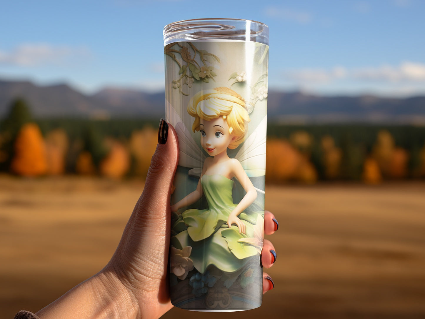 Elegant Tinker Bell Tumbler for Fantasy Fans