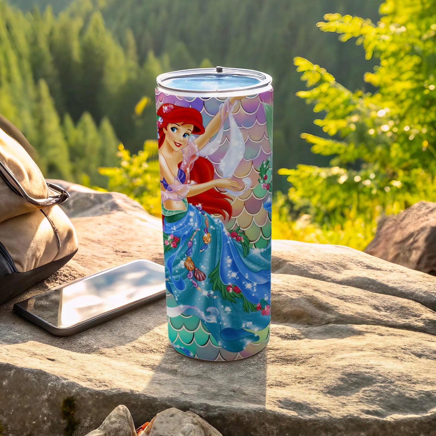 Little Mermaid Colorful Outdoor Adventure Tumbler