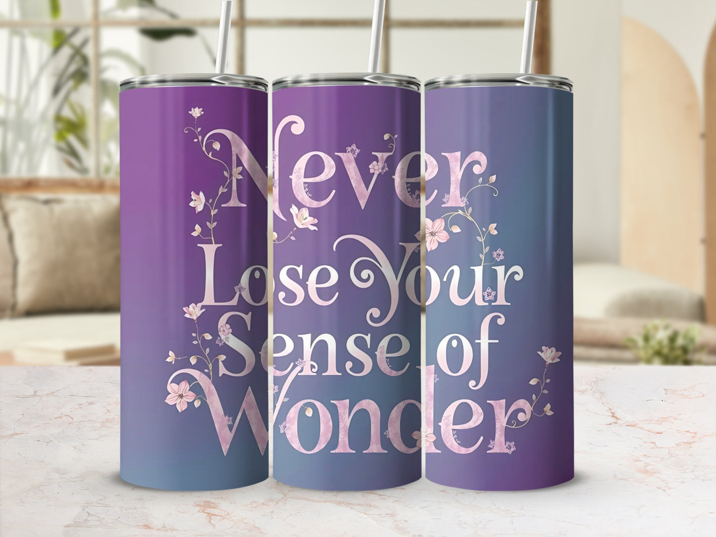 Never Lose Your Sense of Wonder tumbler