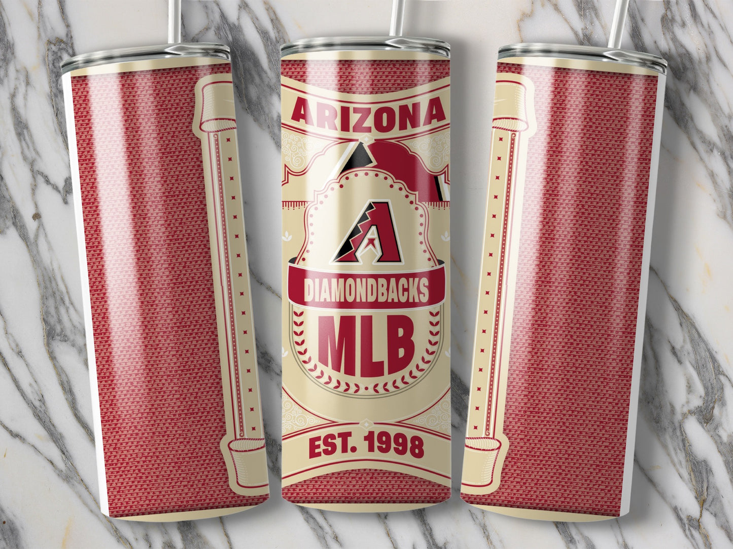 Arizona Diamondbacks MLB Established 1998 Unique Tumbler