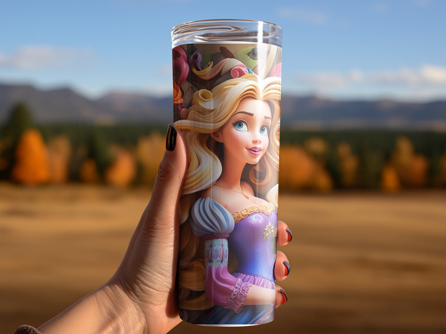 Vibrant Character Design Tumbler Perfect for Fans