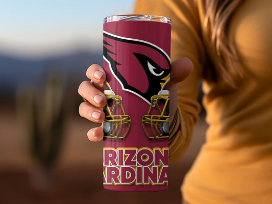 Arizona Cardinals Helmets with Team Logo Design Tumblers