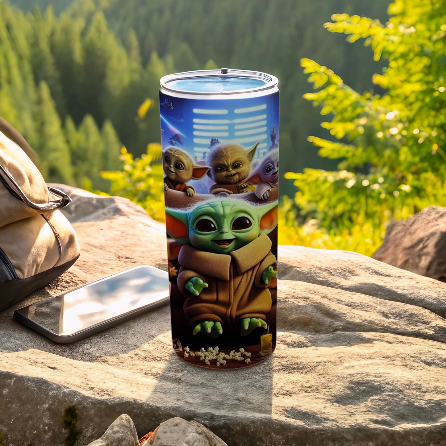 Adorable Baby Alien Characters Tumbler for Outdoor Fun
