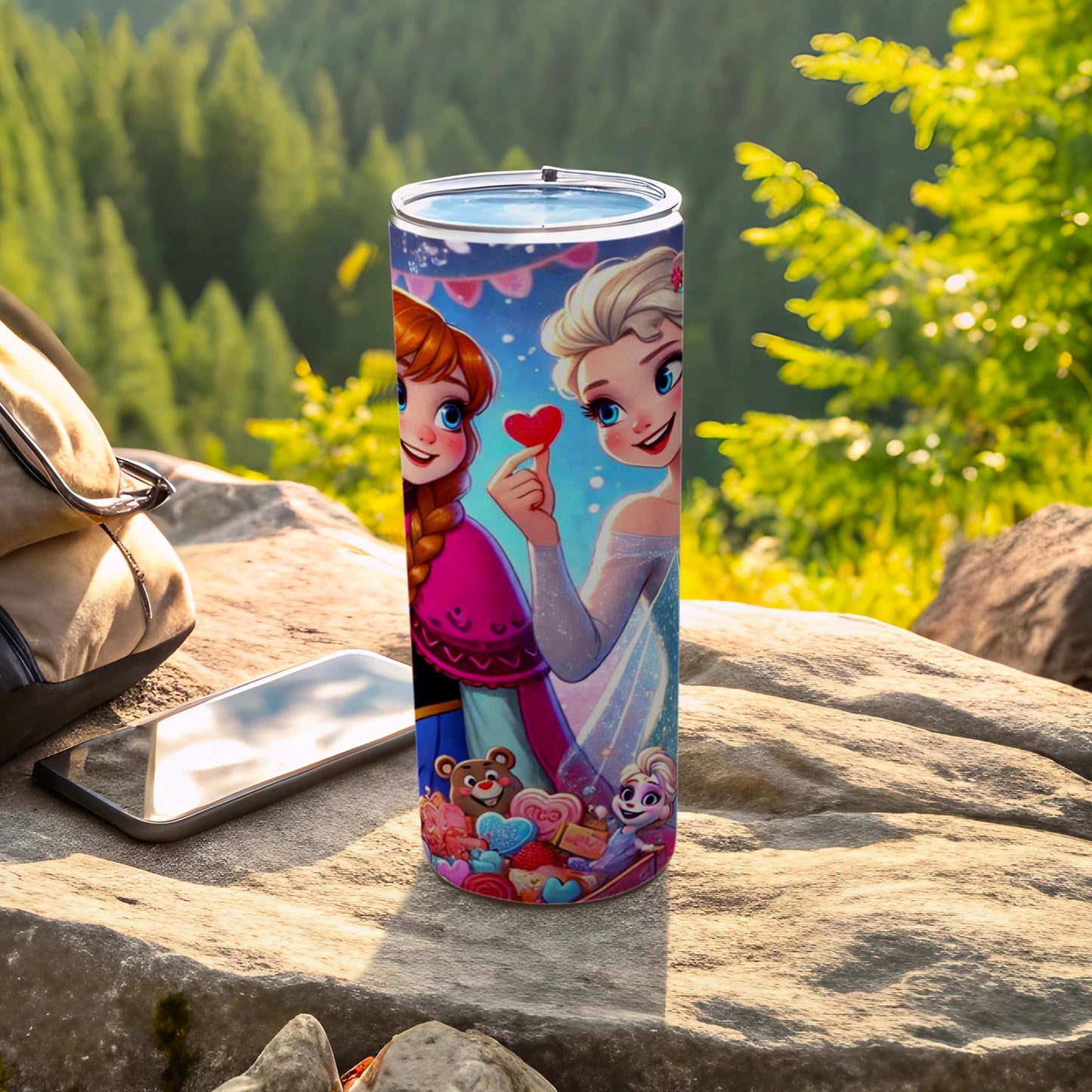 Magic Frozen Characters Adventure Tumbler