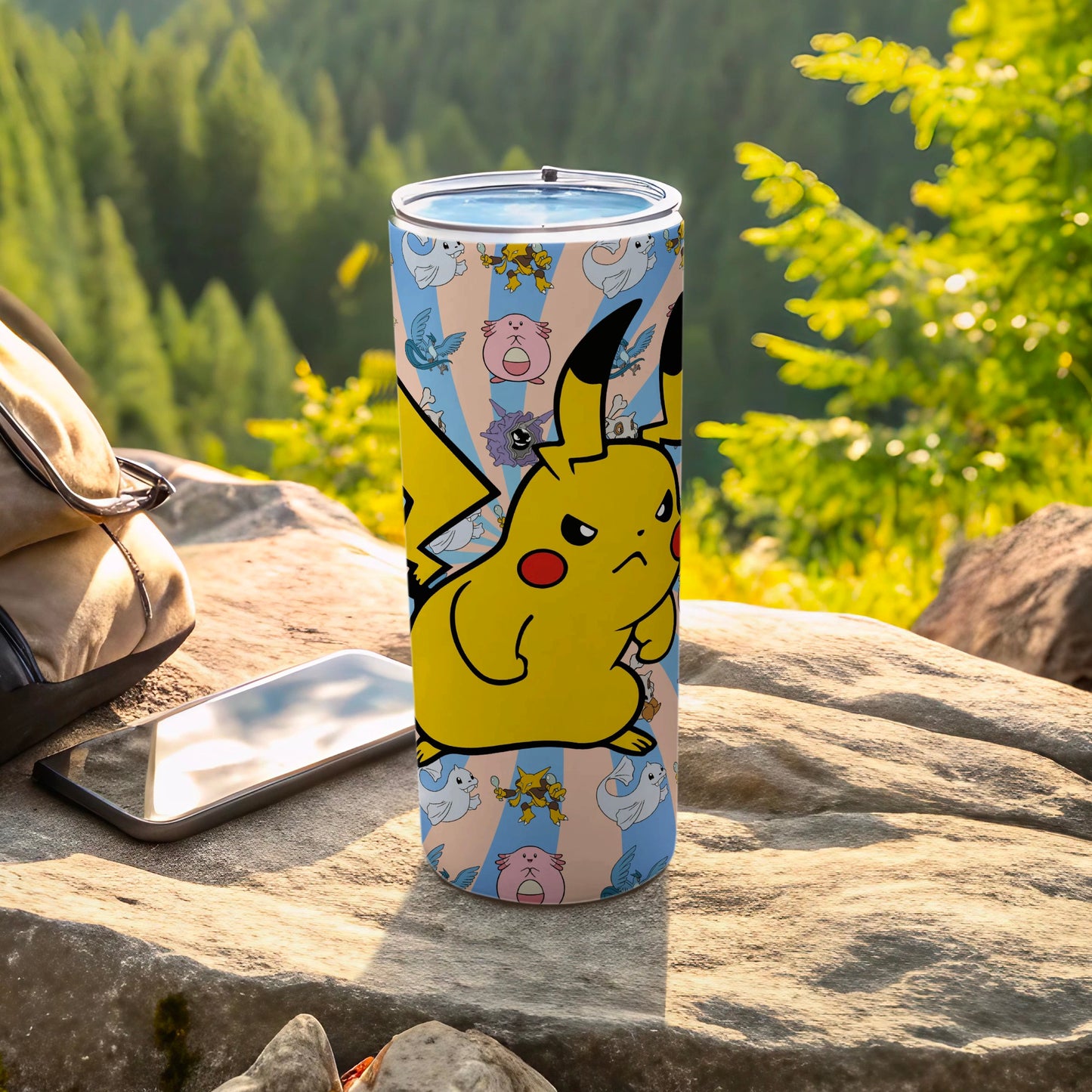 Pikachu and Friends Travel Tumbler for Fans