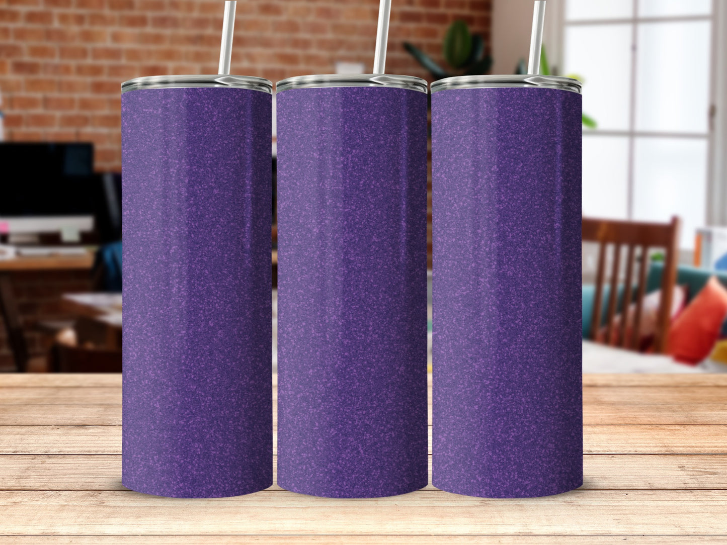 Sparkling Purple Glitter Tumbler for Every Occasion