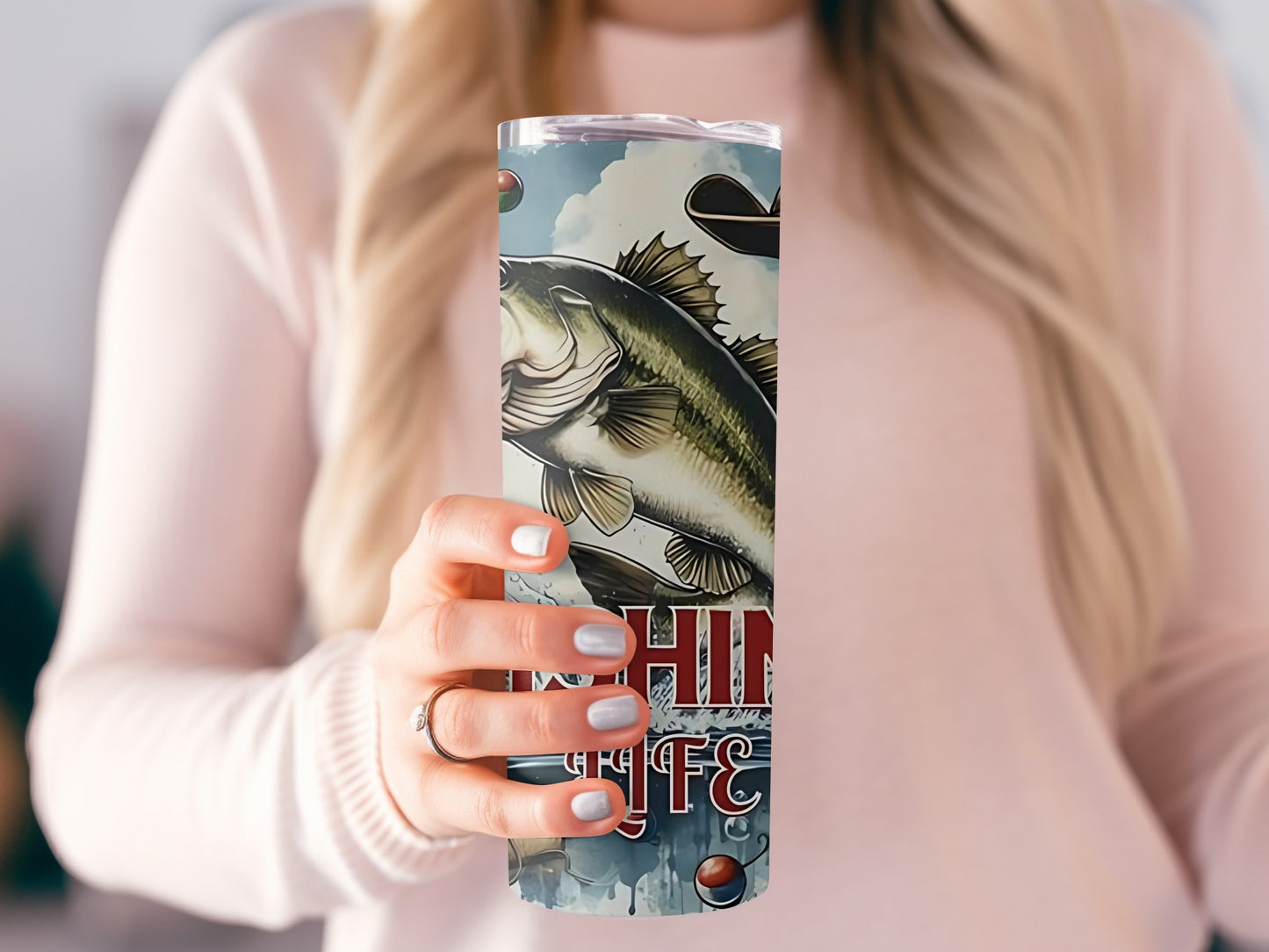 Fishing Life Theme Insulated Tumbler Cup Product