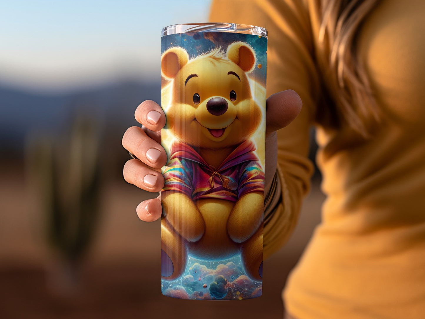 Winnie The Pooh Planets In Space In Universe Design Tumblers