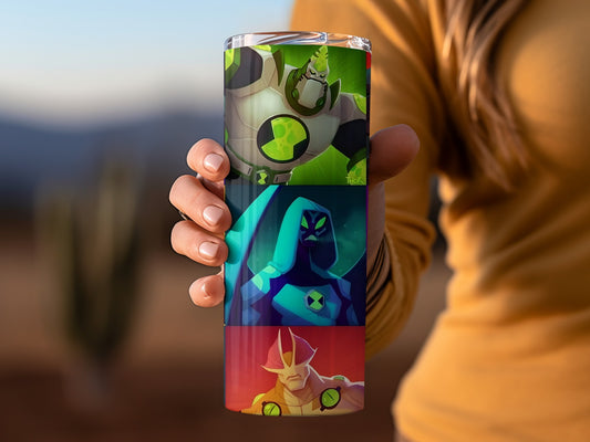 Ben Ten Aliens Transformation Characters Style Poses Tumblers