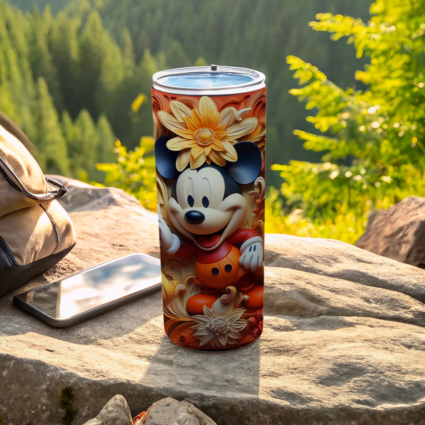 Vibrant Mickey Mouse Tumbler for Outdoor Adventures