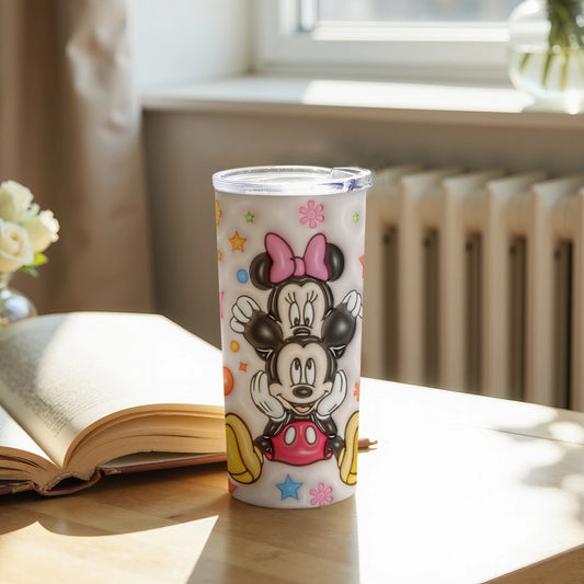 Cute Disney Minnie and Mickey Mouse Tumbler