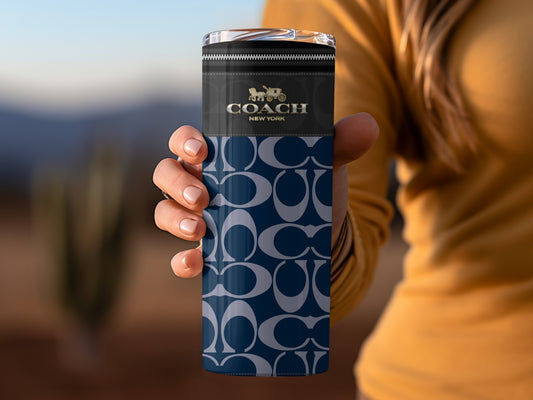 Coach New York Stylish Insulated Travel Tumbler