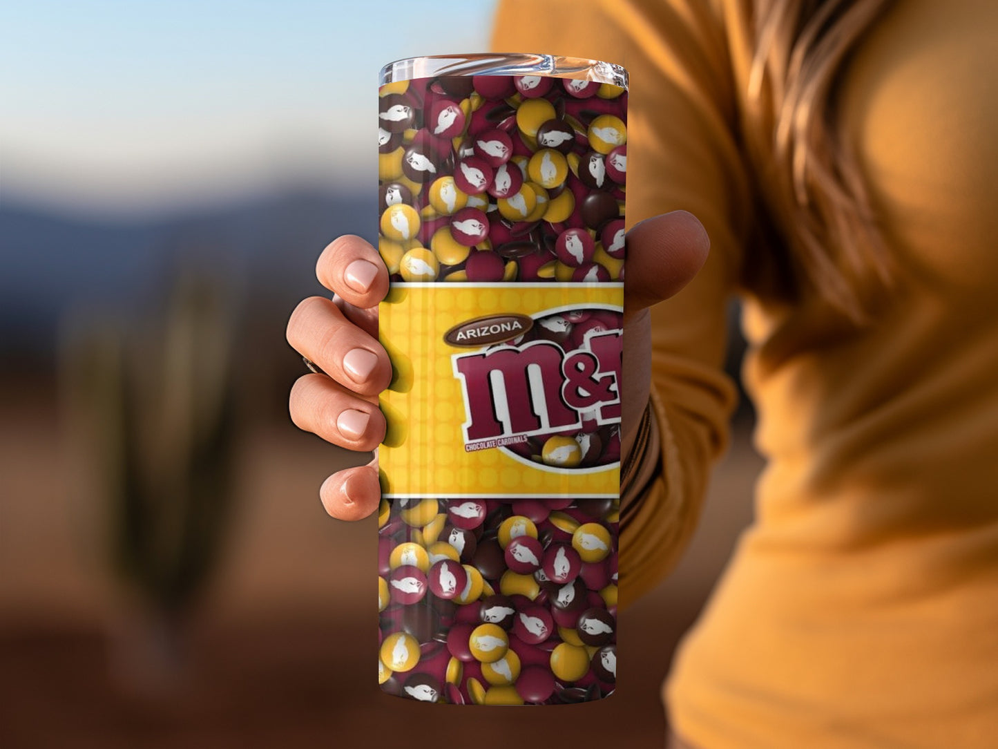 Arizona Chocolate Cardinals m&ms Winning Size Tumblers