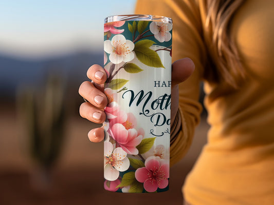 Happy Mother's Day Floral Design Insulated Tumbler
