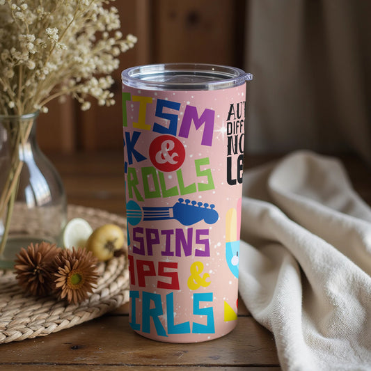 Colorful Music and Quotes Design Tumbler for All Ages