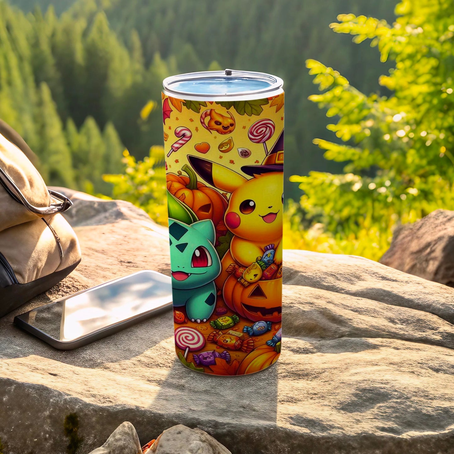 Cute Pokémon Themed Halloween Tumbler for Kids
