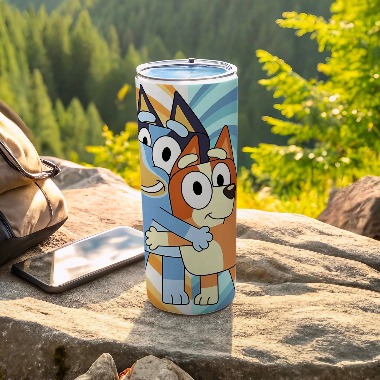 Colorful Artistic Character Design Tumbler