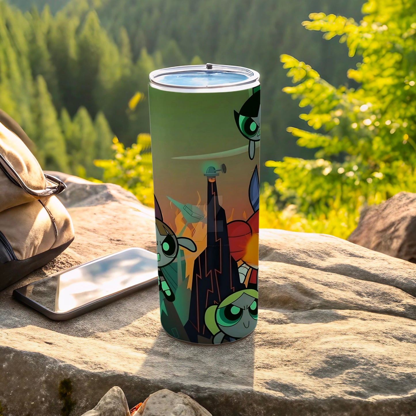 Stylish Cartoon Graphic Travel Tumbler Tumbler