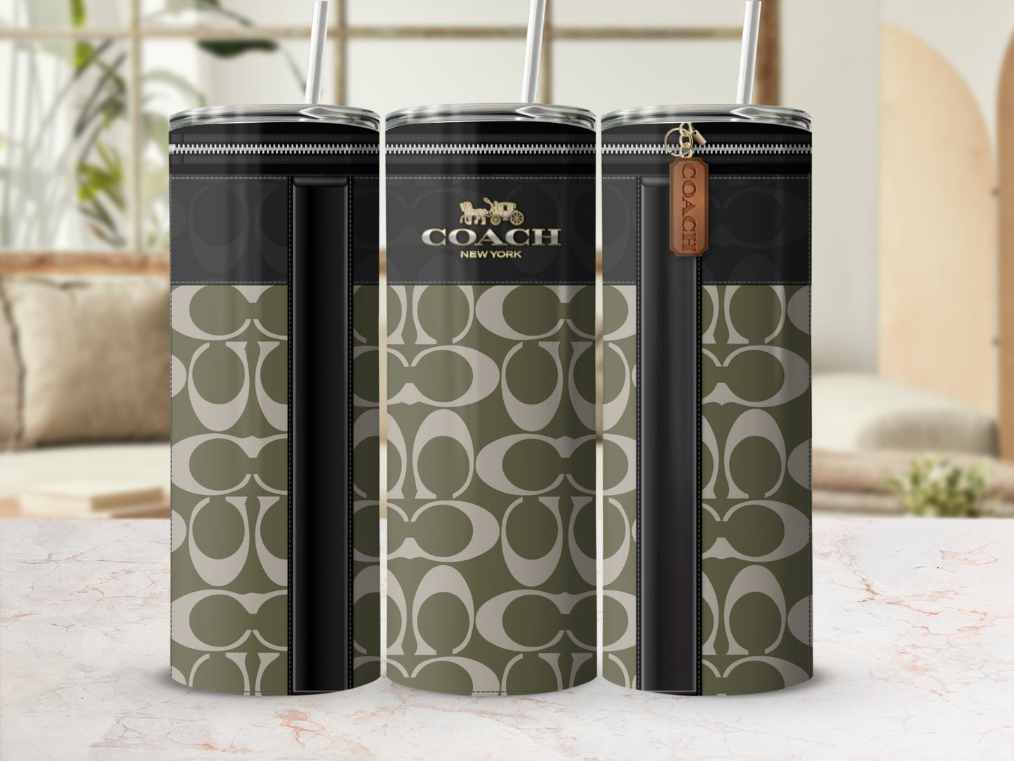 Coach New York Branded Fashionable Tumbler Design