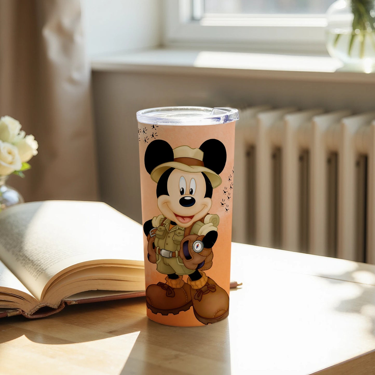 Adventurous Explorer Theme Insulated Tumbler for Outdoor Lovers