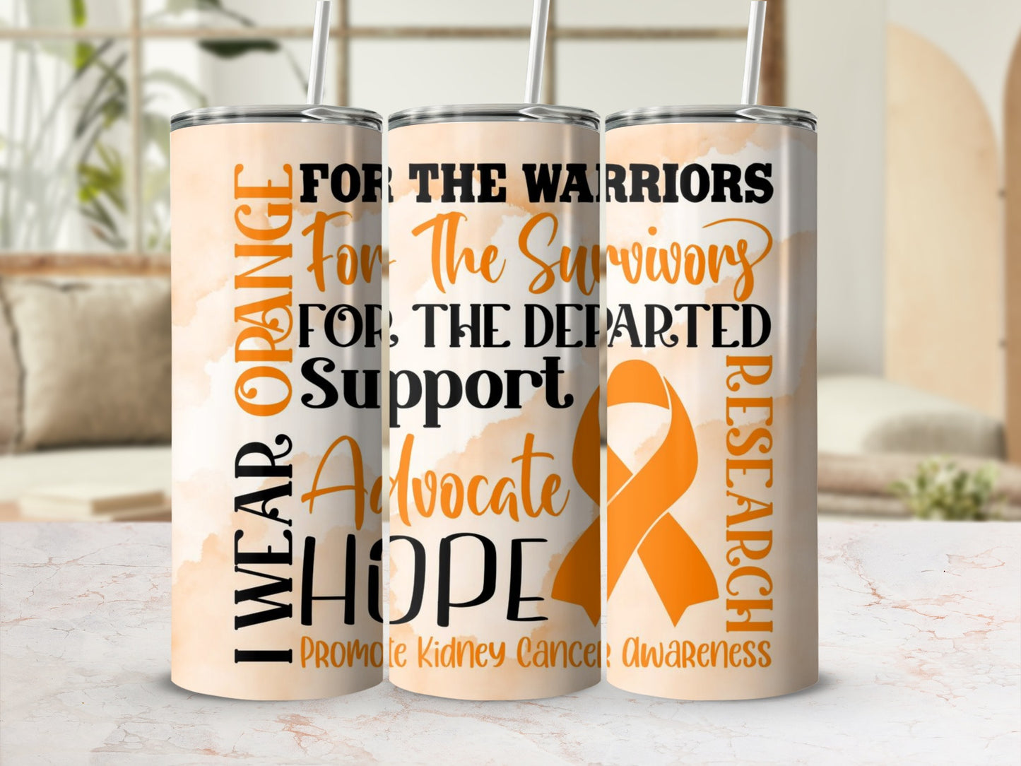 Cancer Awareness Support Advocate Hope Tumbler
