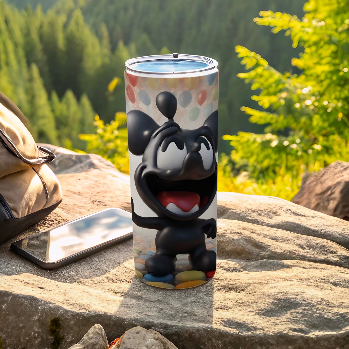 Cartoon Character Print Insulated Tumbler Cup