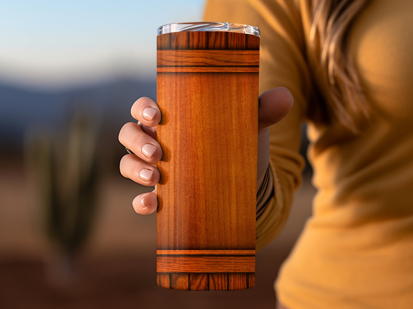 Wood Panel Brown Color Background Design for Your Needs Tumblers