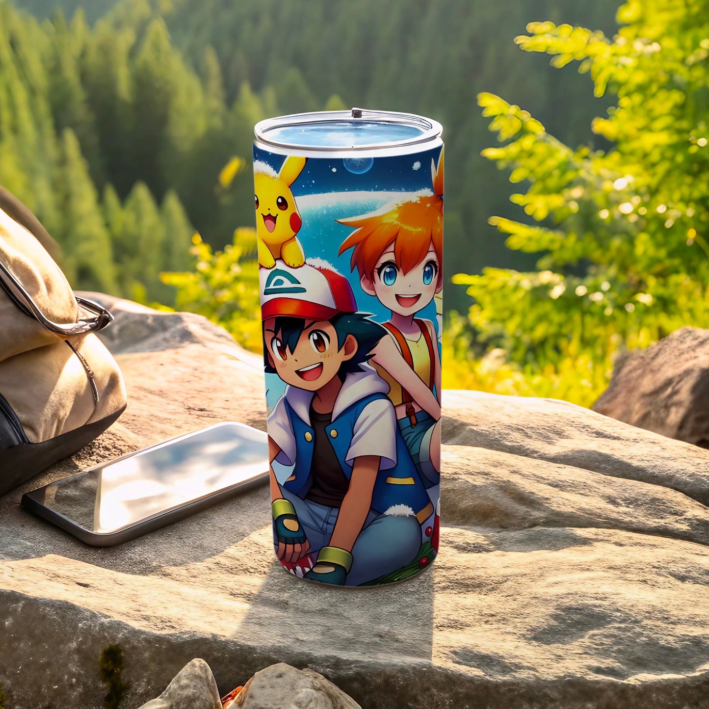 Anime Characters Adventure Scene Insulated Tumbler