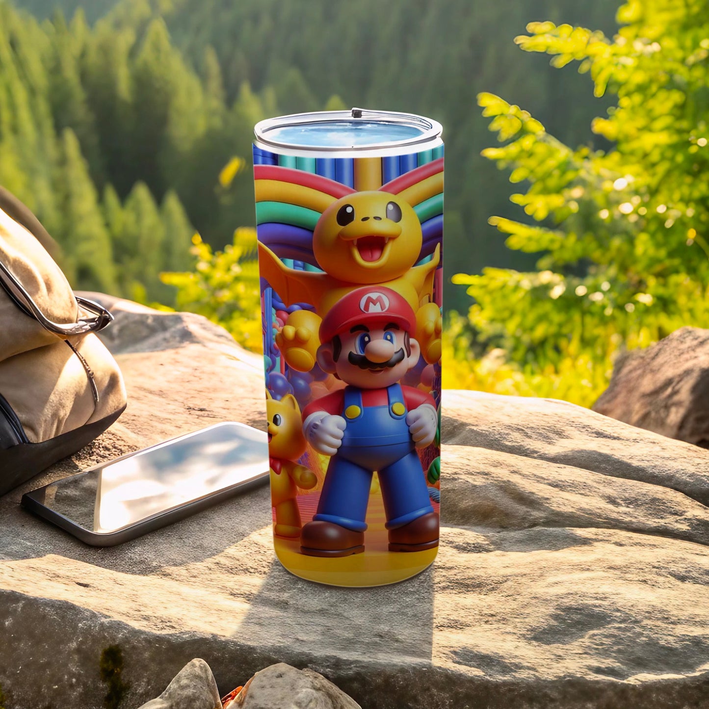 Colorful Animated Character Design Travel Cup