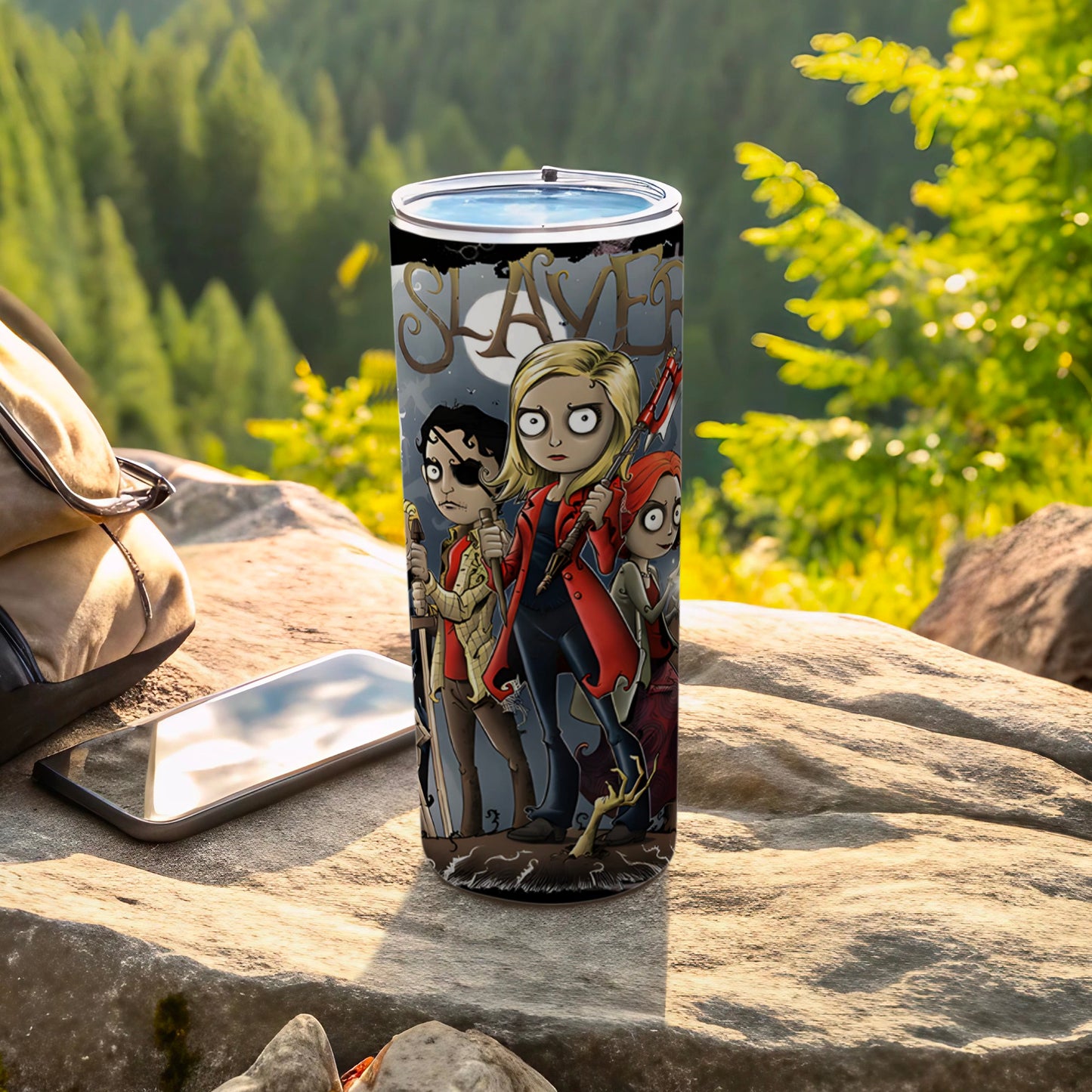 Slayer Cartoon Characters Insulated Tumbler Cup 20 oz
