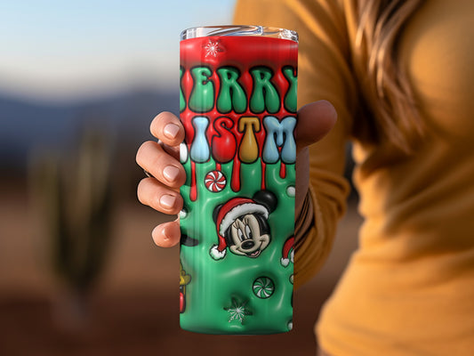 Merry Christmas Mickey Mouse tumbler holiday product