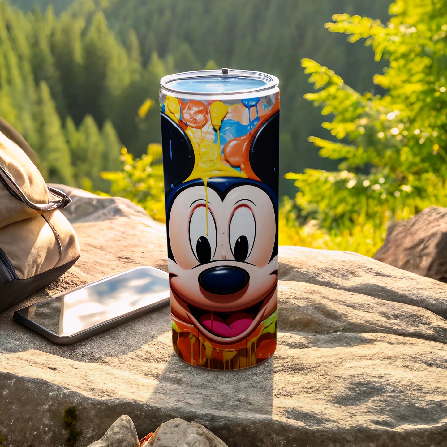 Colorful Mickey Mouse Inspired Travel Mug Product