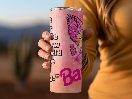 Get Your Sparkle On Barbie with Wings Tumblers