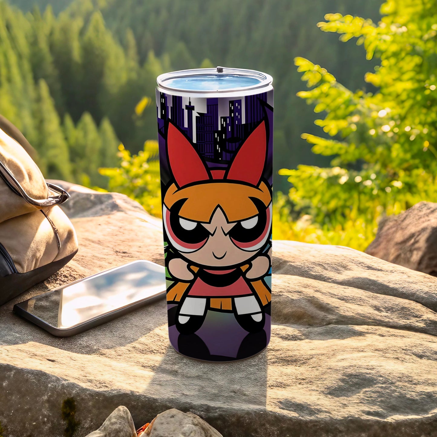 Blossom Cityscape Design Insulated Tumbler Product