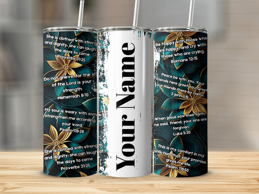 Inspirational Quotes with Custom Name Travel Mug