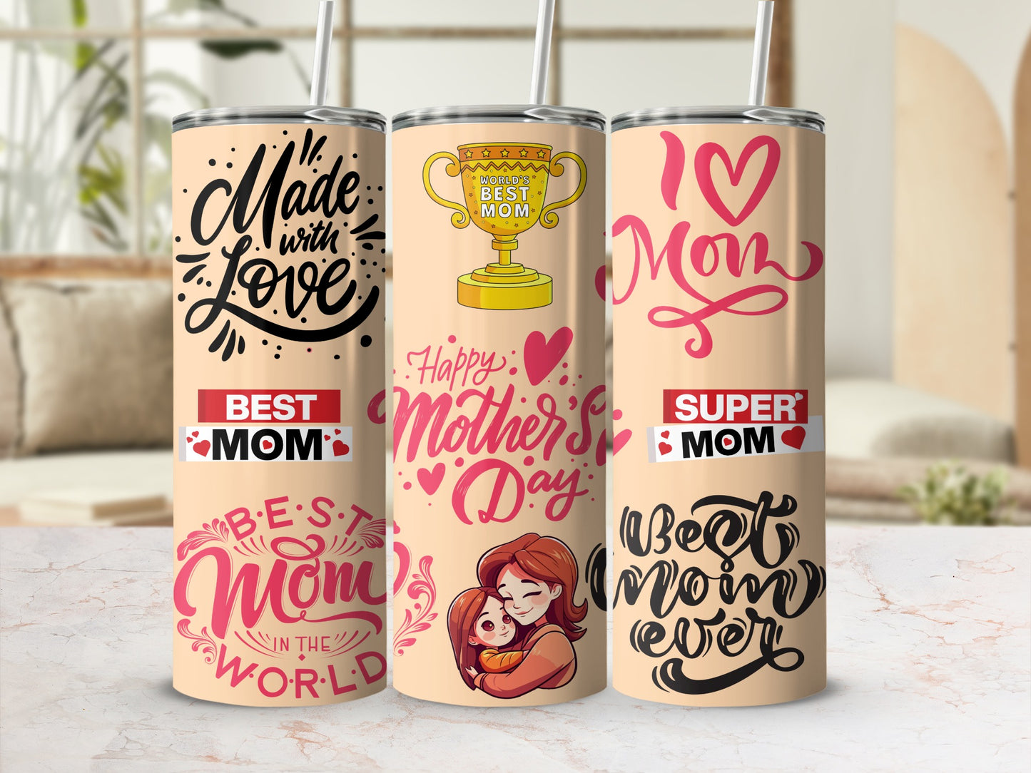 Best Mom Ever Mother's Day Gift Tumbler